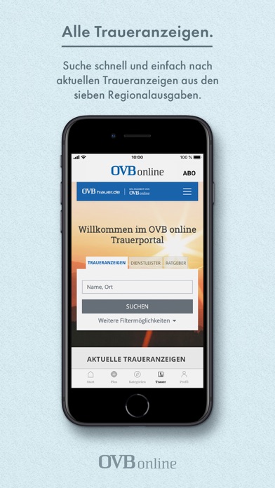 OVB online Screenshots