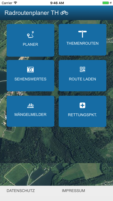 Radroutenplaner Thüringen Screenshots