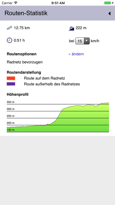 Radroutenplaner Thüringen Screenshots