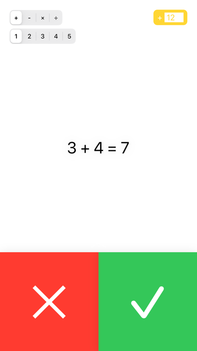 Math Intuition Trainer Screenshots