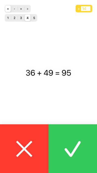 Math Intuition Trainer Screenshots