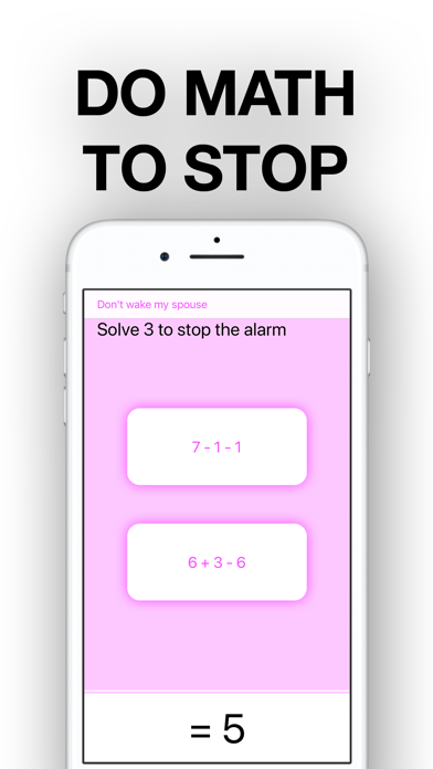 Mathe Alarm Clock - Math Alarm Screenshots