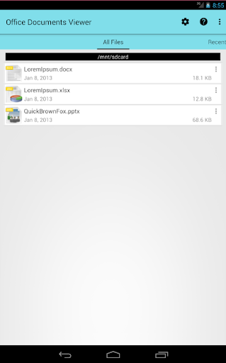 Office Documents Viewer Screenshots