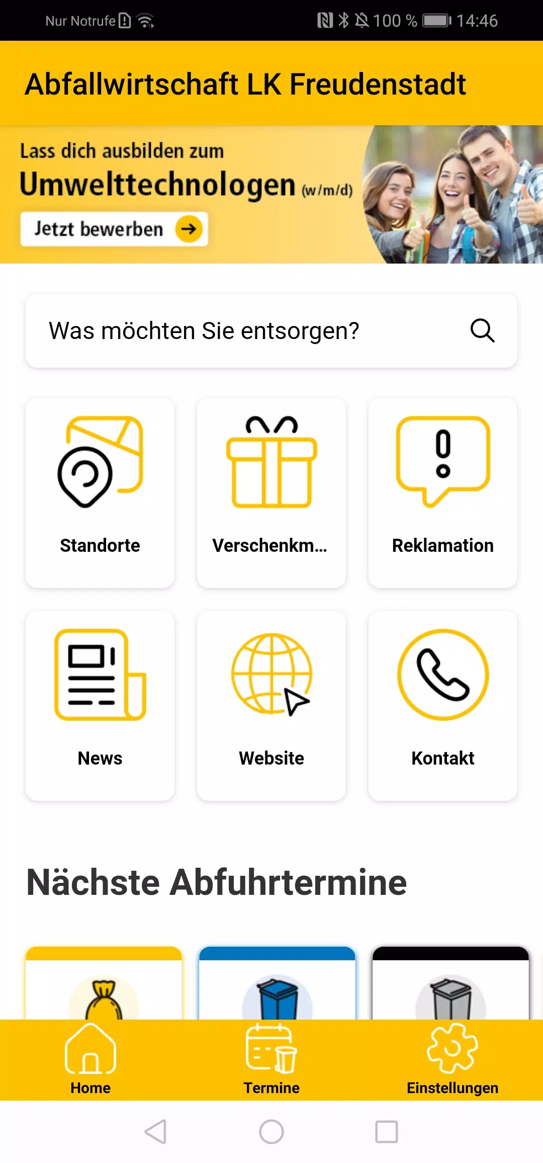 Abfall App LK Freudenstadt Screenshots
