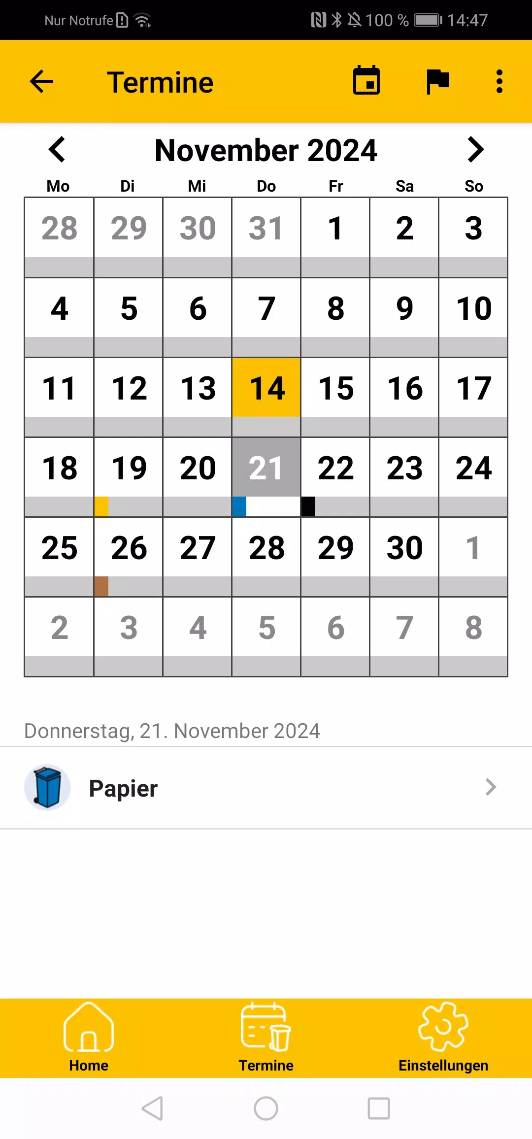 Abfall App LK Freudenstadt Screenshots