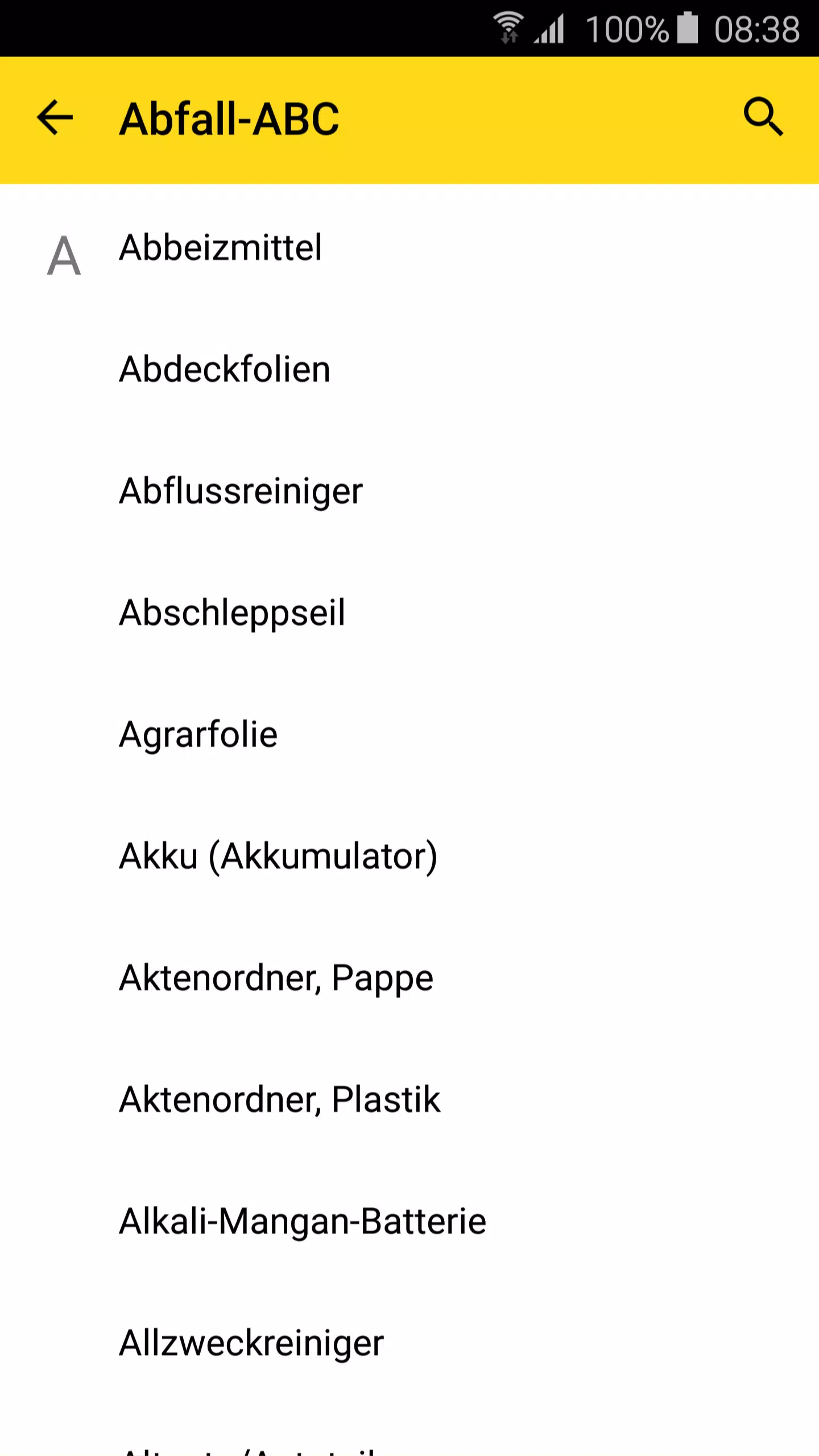 Abfall ZAK Screenshots