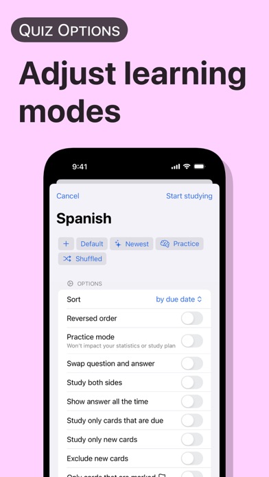 Flashtex: Learn Flashcards স্ক্রিনশট