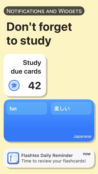 Flashtex: Learn Flashcards স্ক্রিনশট