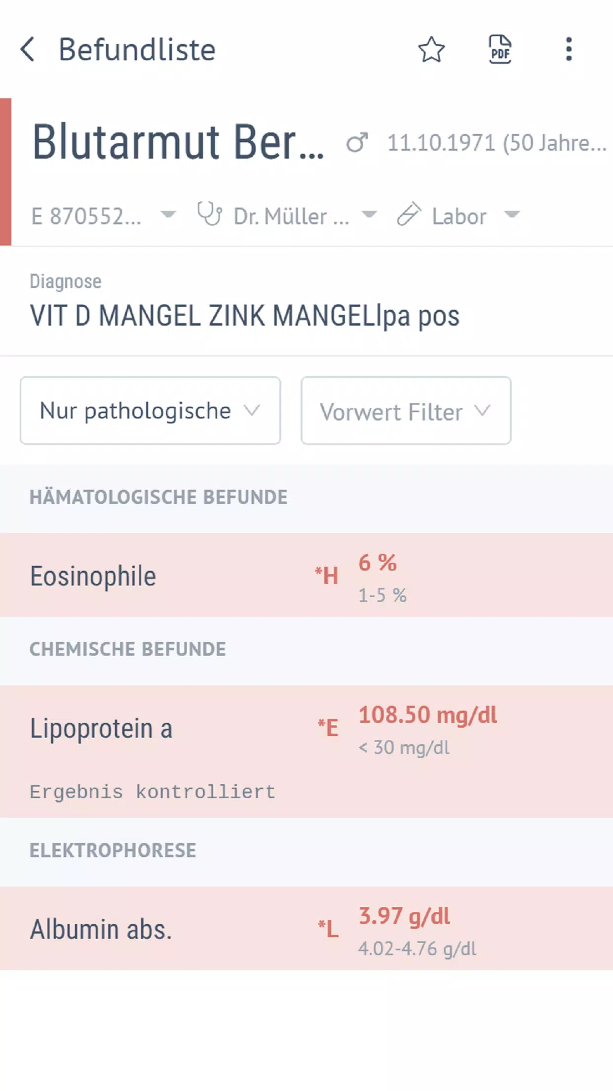 Diagnosticum Screenshots