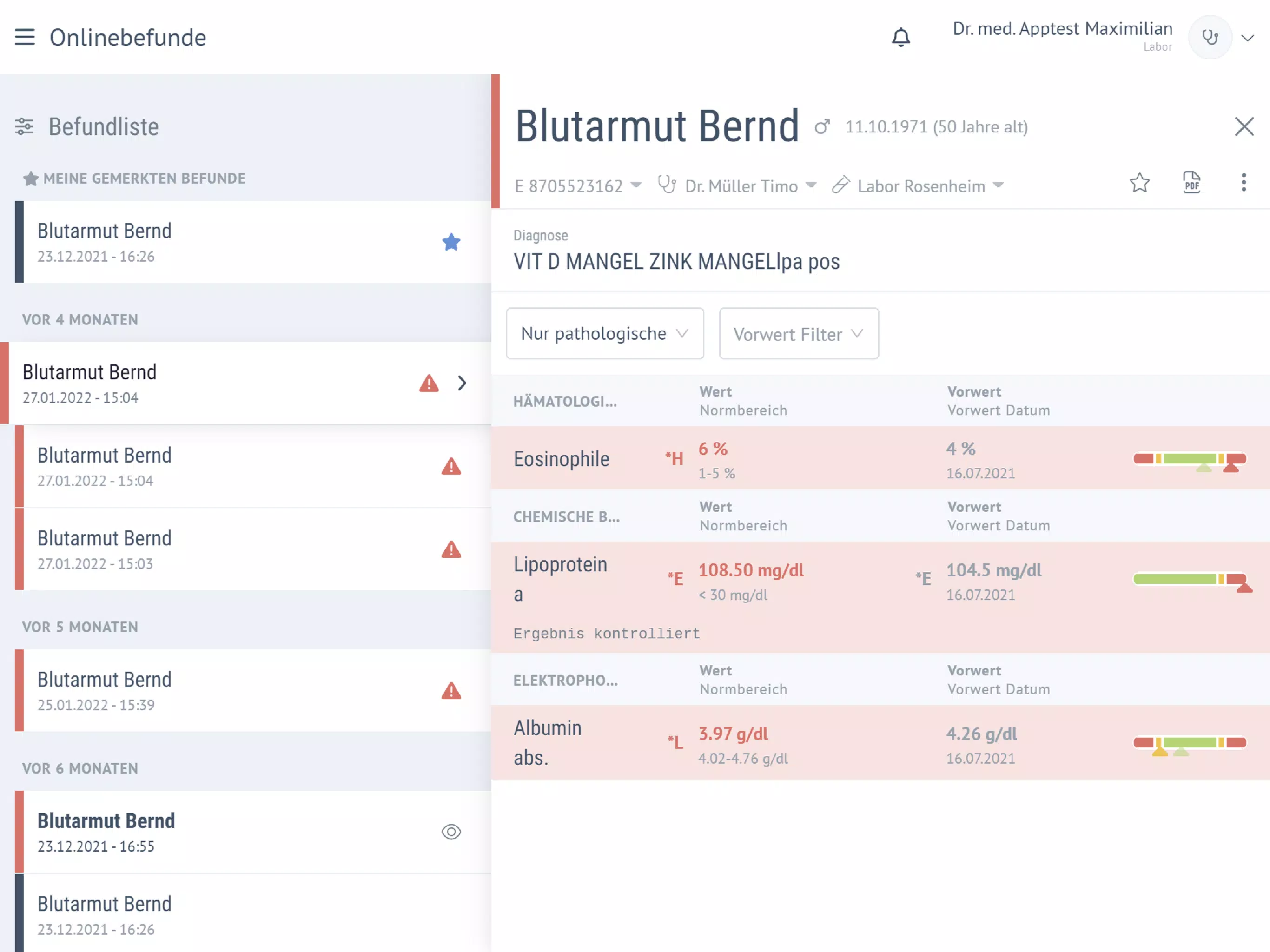Diagnosticum Screenshots