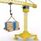 tiny book construction site excavator