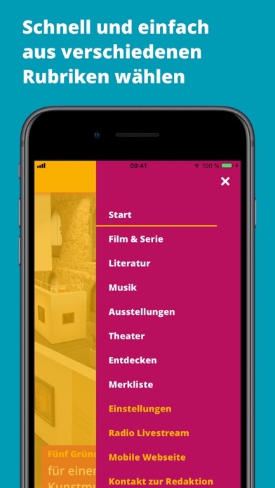 MDR KULTUR – Die App Ekran Görüntüleri