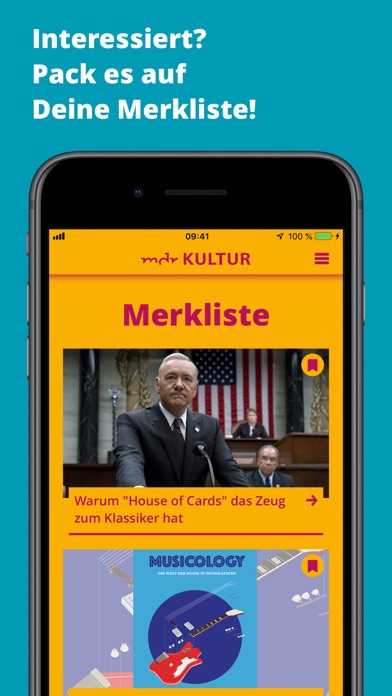 MDR KULTUR – Die App Ekran Görüntüleri