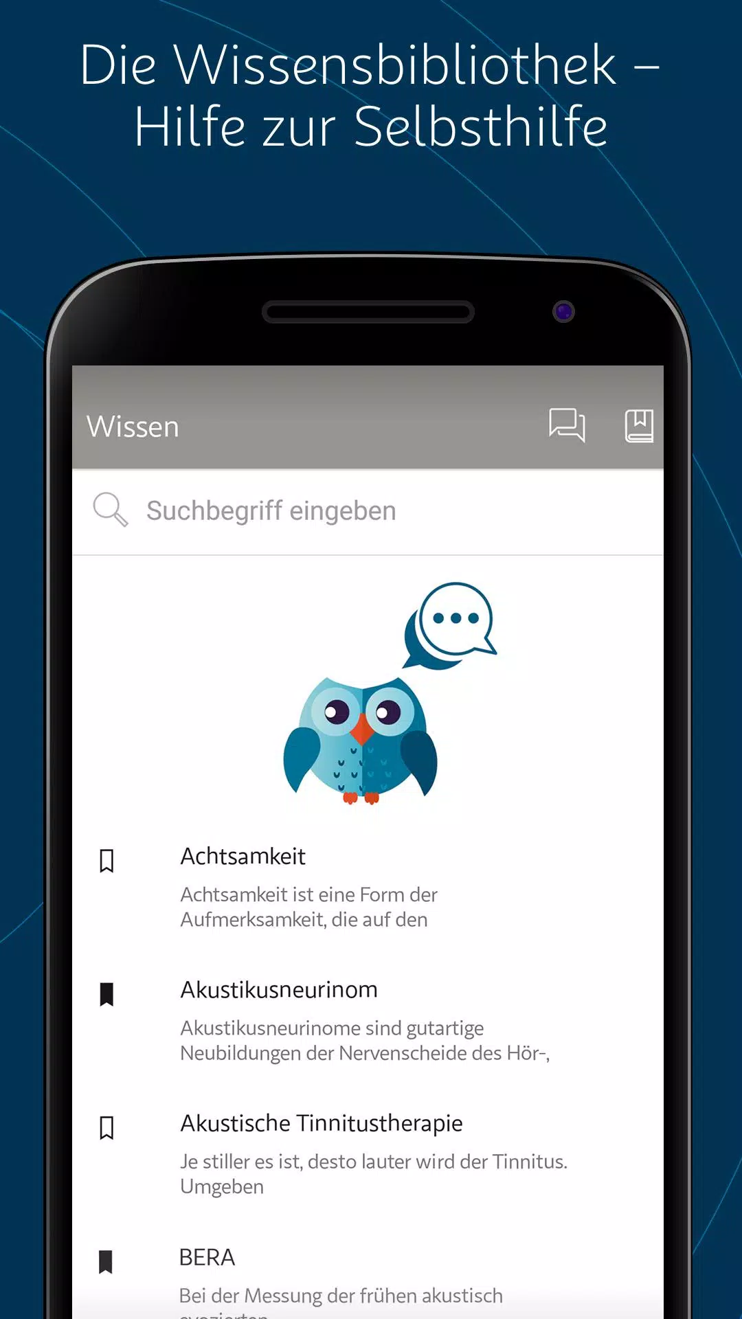 Kalmeda Tinnitus-App Screenshots