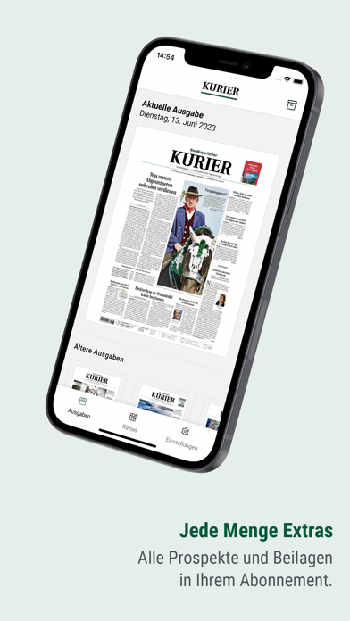 Kurier E-Paper Screenshots
