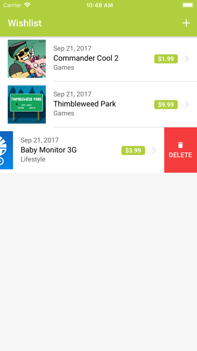 Your App Wishlist Screenshots