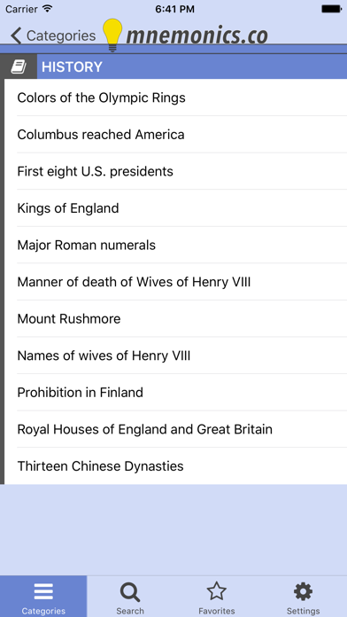 mnemonics.co - Memorize it! Screenshots