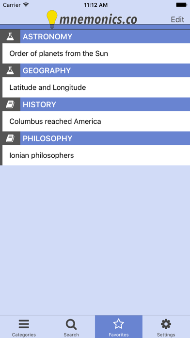 mnemonics.co - Memorize it! Screenshots