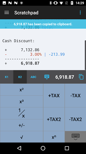 CalcTape Calculator with Tape Screenshots