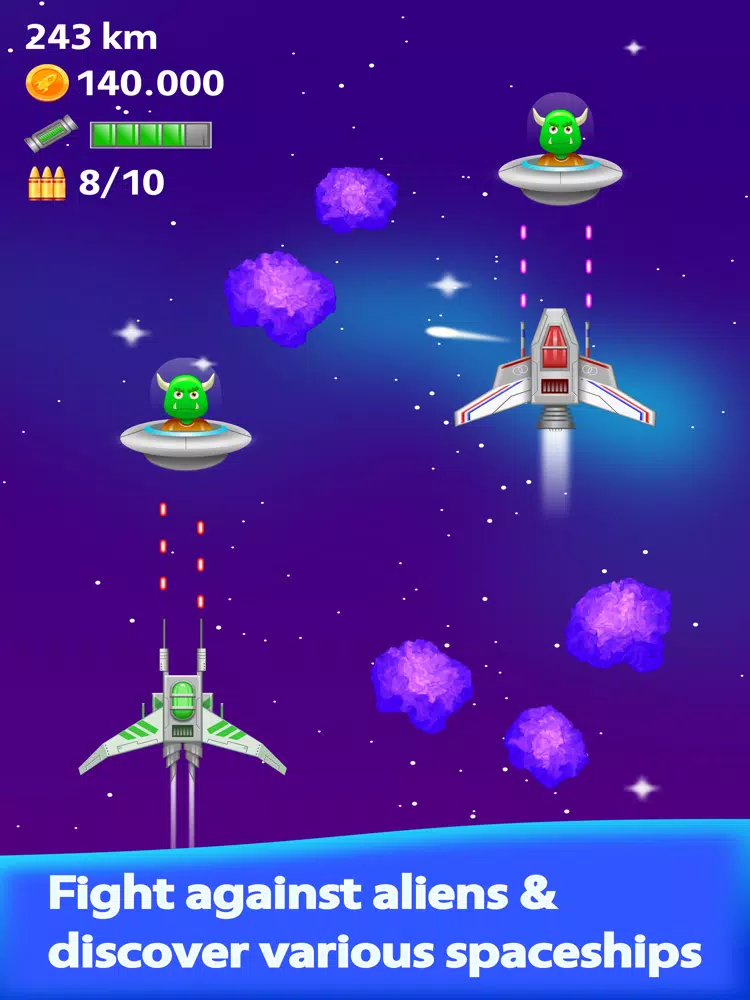 Galaxy Invaders: Alien Parcour iPad Screenshots