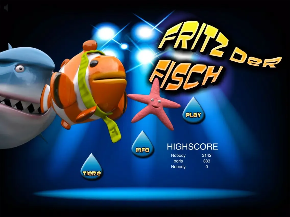 Fritz der Fisch - kostenlos iPad  Screenshots