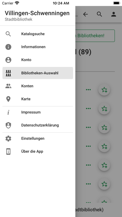 mobilOPAC YourBib Screenshots