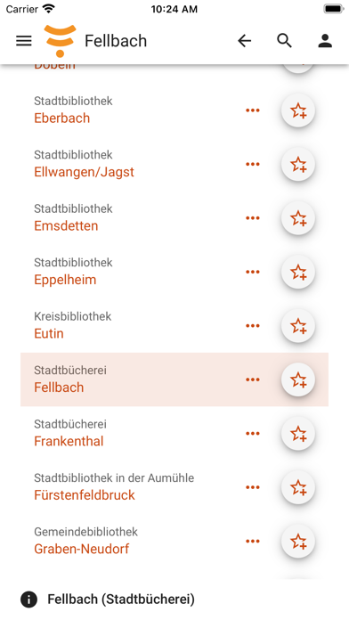 mobilOPAC YourBib Screenshots