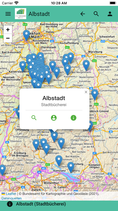 mobilOPAC YourBib Screenshots