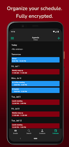 Private Encrypted Email Tuta Screenshots