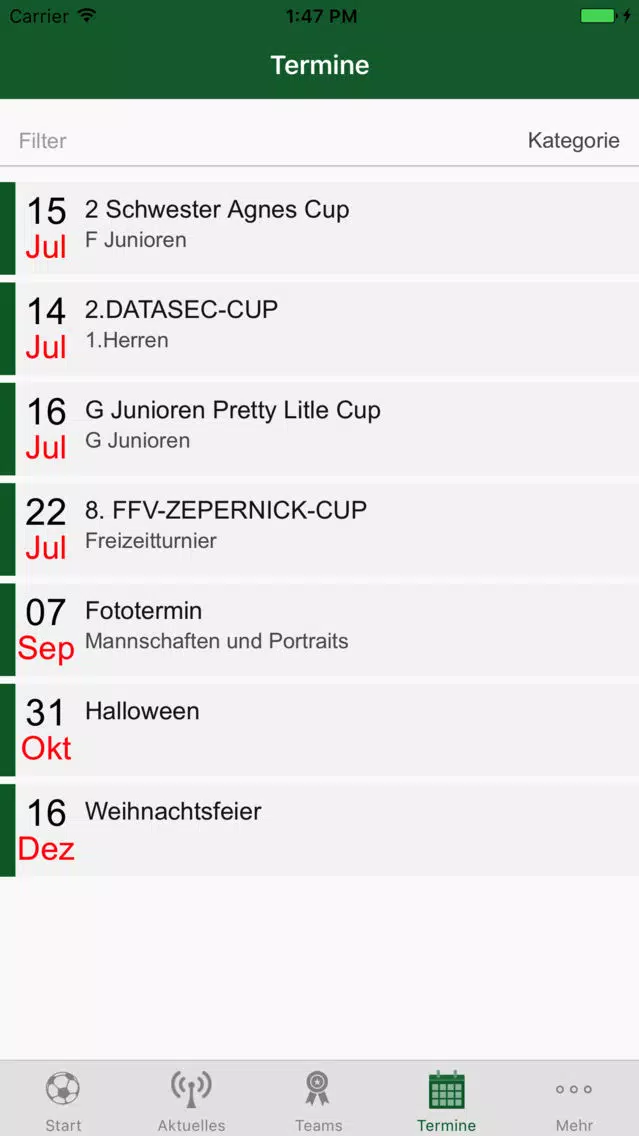 SG Einheit Fußball Screenshots