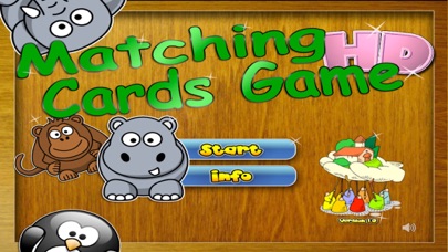The Matching Cards Game Screenshots