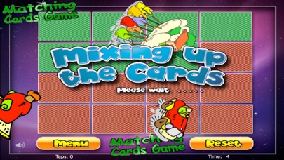 The Matching Cards Game Screenshots