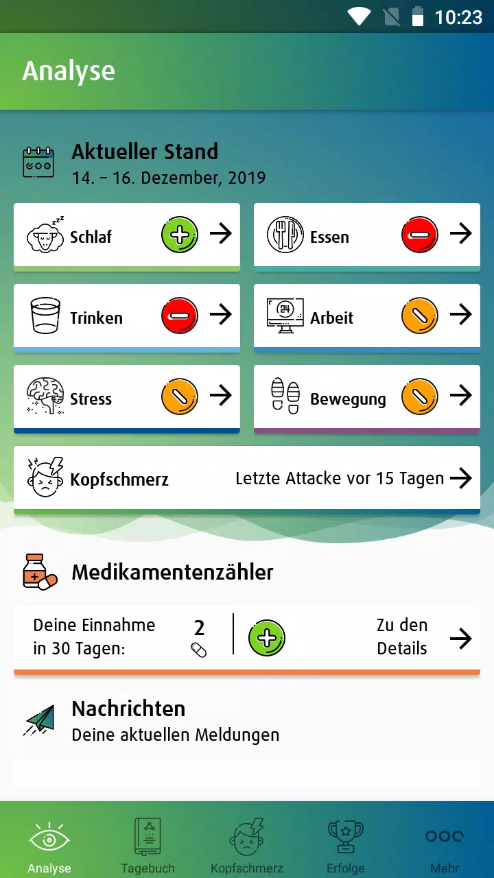 Kopfschmerzwissen Screenshots