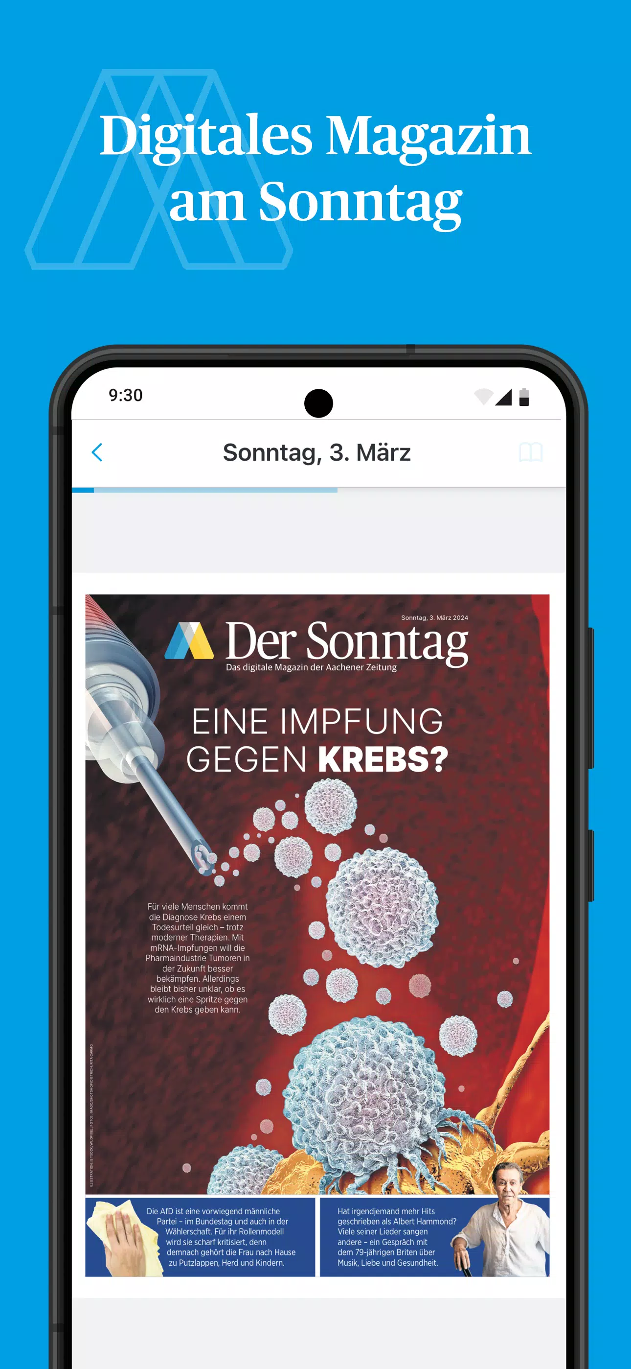 Aachener Zeitung E-Paper スクリーンショット