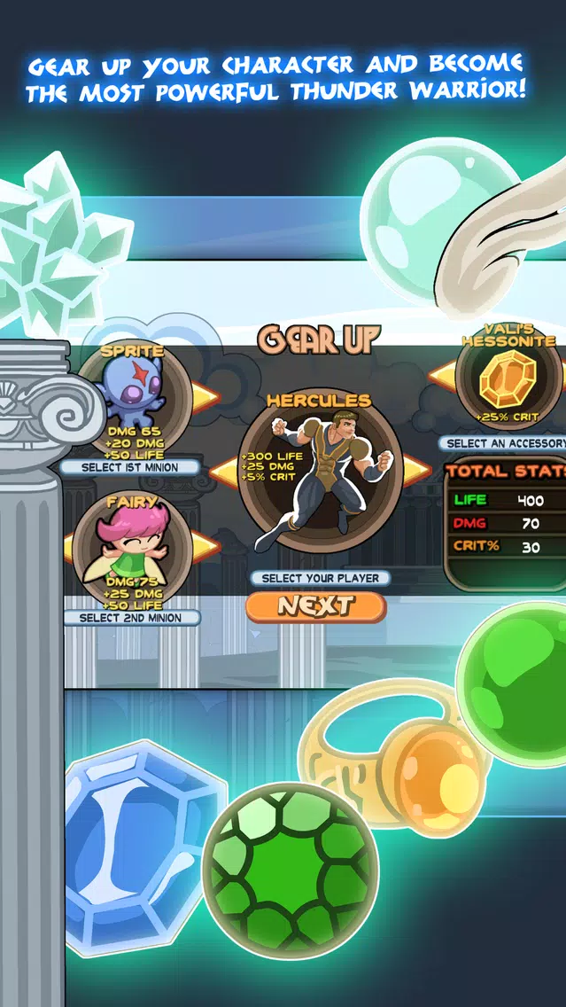 Thunder Lords Olympus: Avengers of Justice应用截图