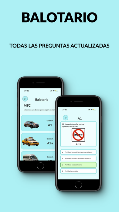 Simulacro MTC Perú 2024 Screenshots