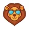 Lion Cute Stickers