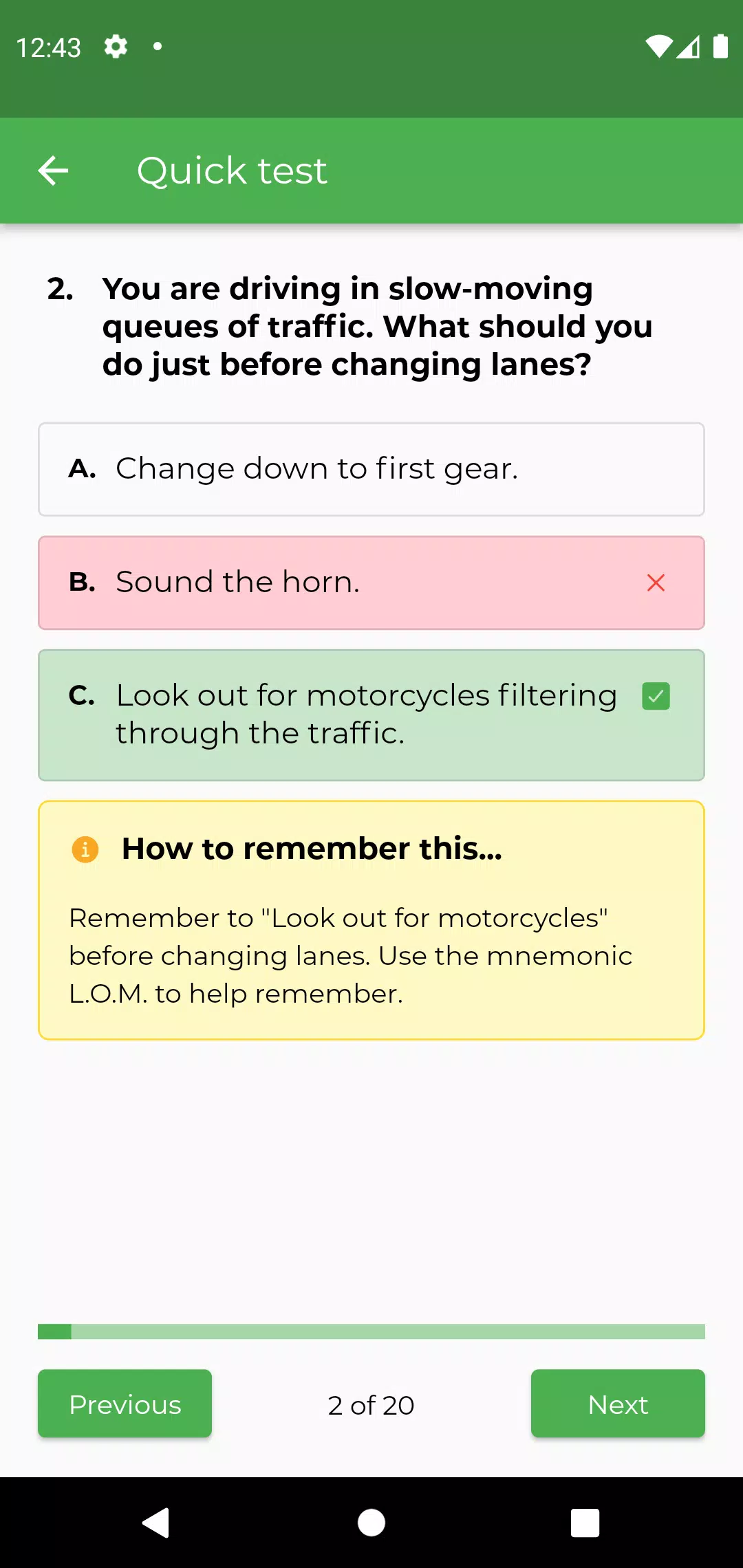 WePass Final Theory Test (FTT) Screenshots
