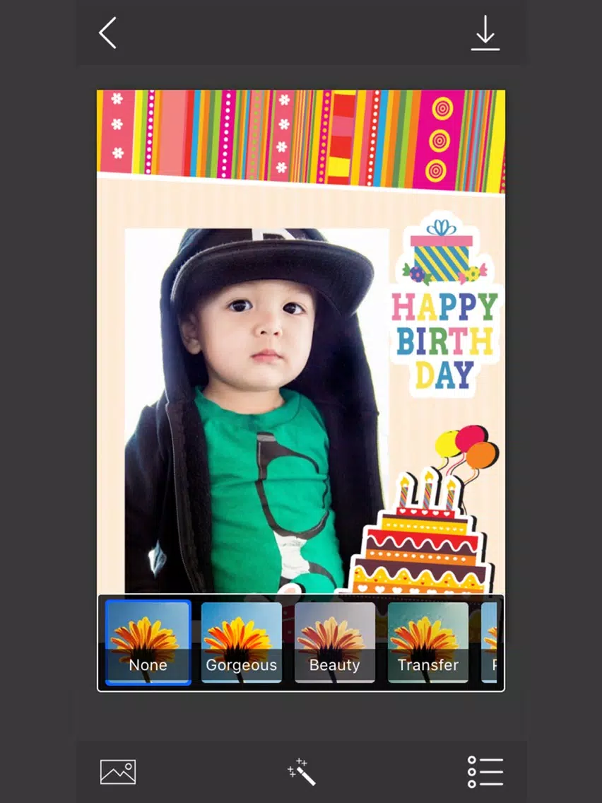 Birthday Photo Frames - make eligant and awesome photo using new photo frames iPad Screenshots