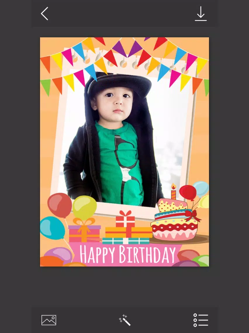 Birthday Photo Frames - make eligant and awesome photo using new photo frames iPad Screenshots