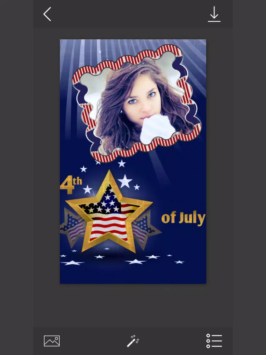 Independence Day Photo Frames - 4th Of July Independence day USA iPad Screenshots