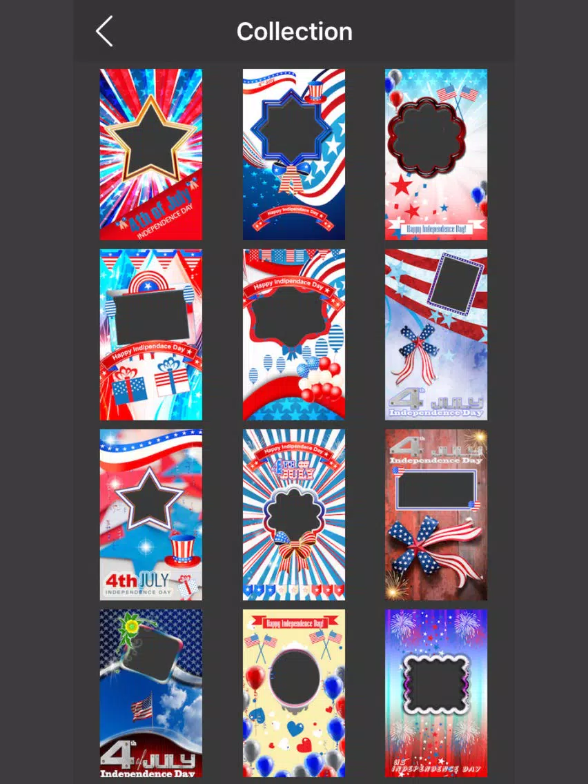Independence Day Photo Frames - 4th Of July Independence day USA iPad Screenshots