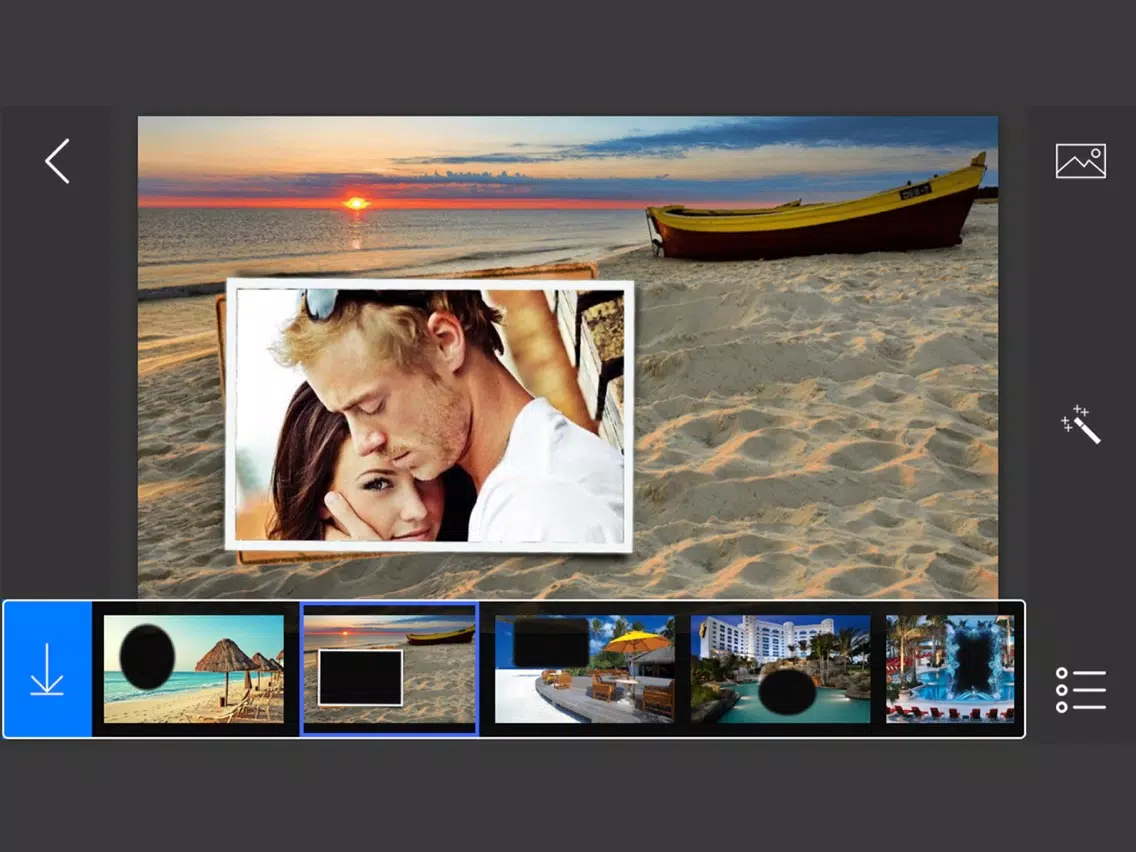 Holiday Photo Frames - make eligant and awesome photo using new photo frames iPad Screenshots