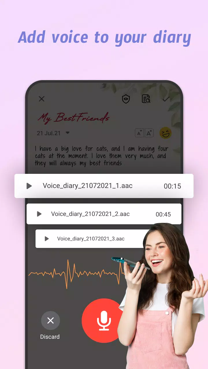 My Diary Screenshots