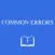 Dictionary of Common Errors