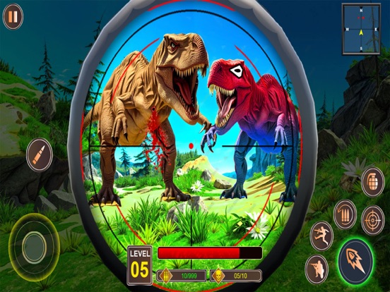 Zrzuty ekranu Dino hunting simulator-Rampage iPad 