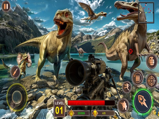 Zrzuty ekranu Dino hunting simulator-Rampage iPad 