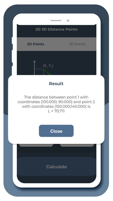 Distance Points Calculator Screenshots