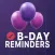 B-Day Reminders