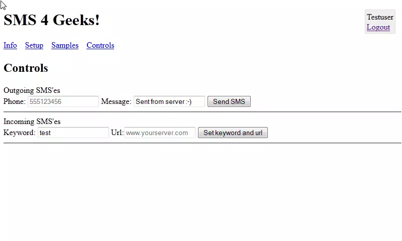 Sms 4 Geeks Screenshots